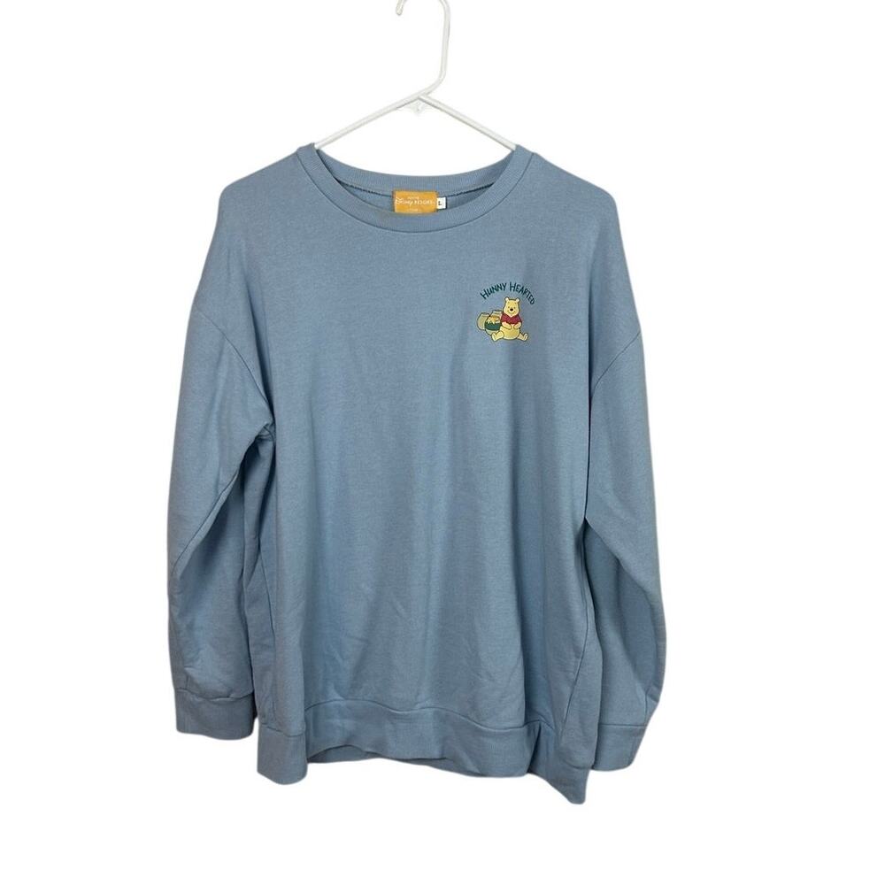 Disney Resort Blue Winnie the Pooh Sweatshirt size L